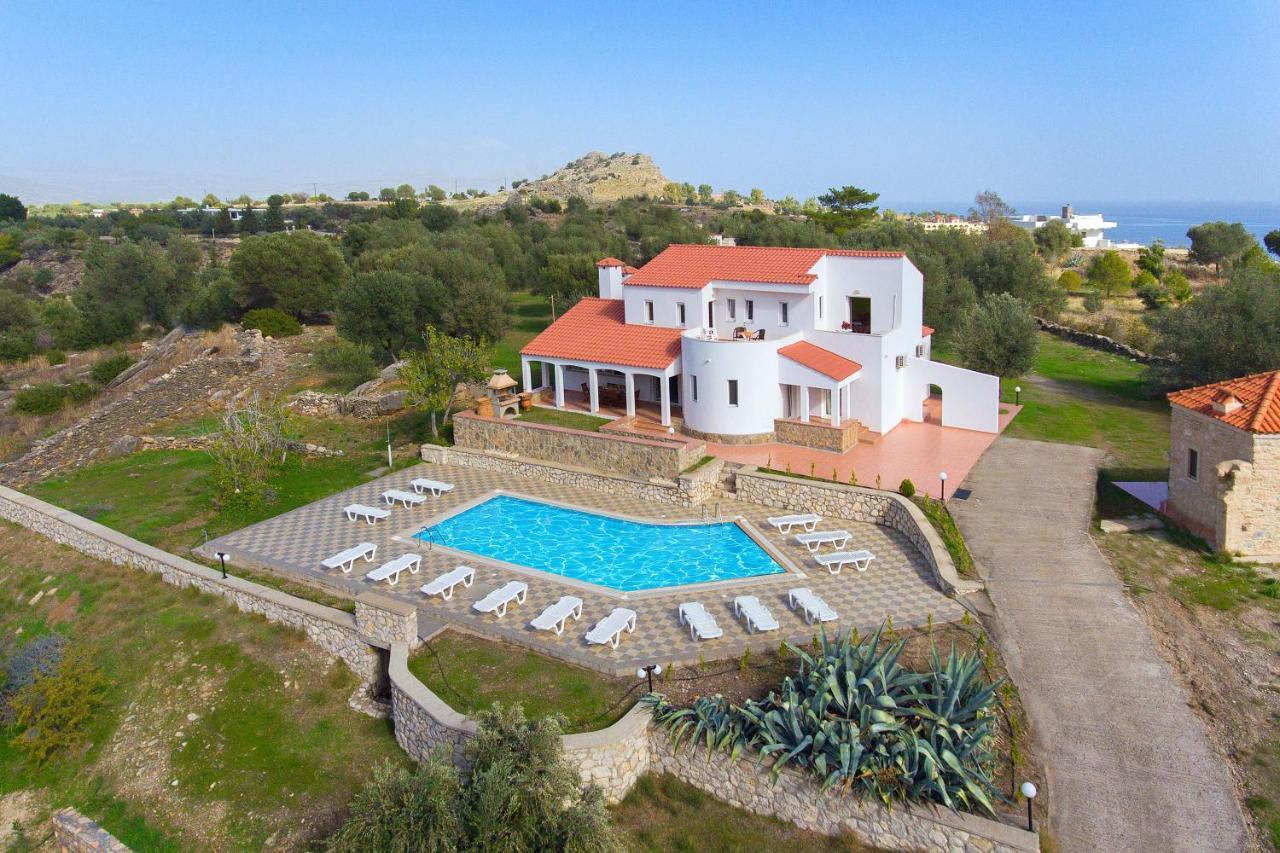 Villa Krokali Lindos Экстерьер фото