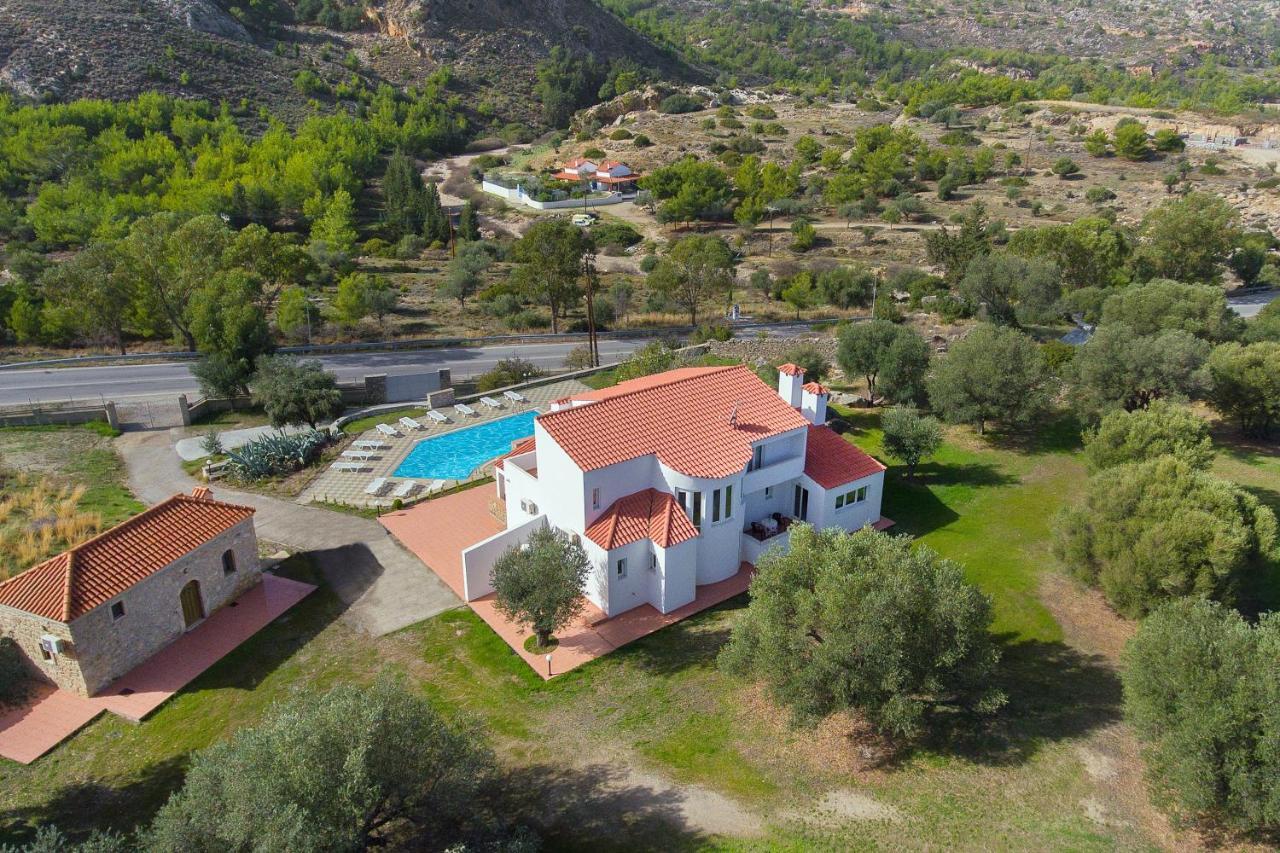 Villa Krokali Lindos Экстерьер фото