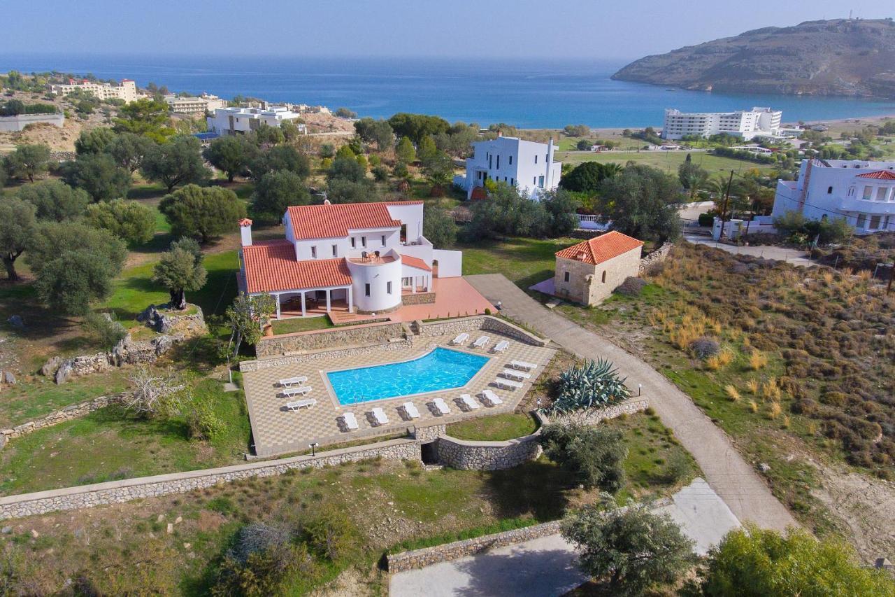 Villa Krokali Lindos Экстерьер фото